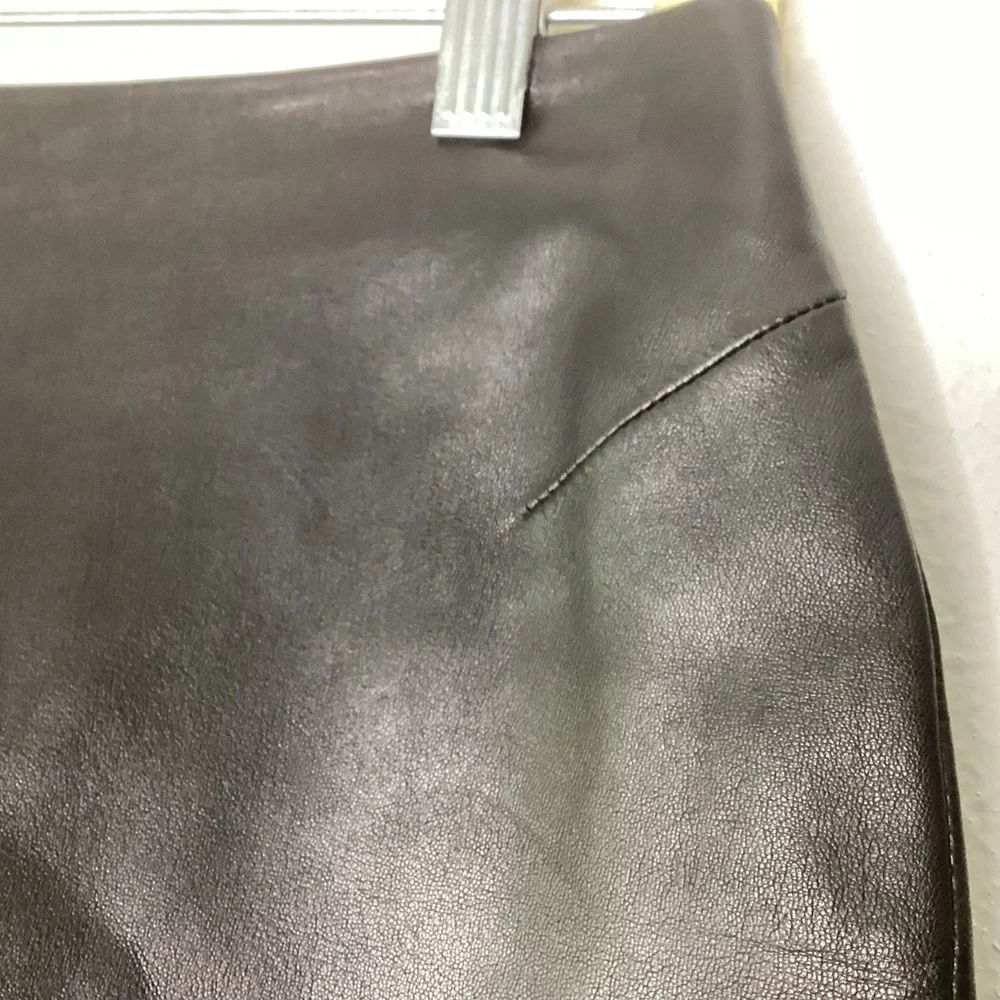Givenchy Pencil Skirt Black Leather 40 - Picture 6 of 10